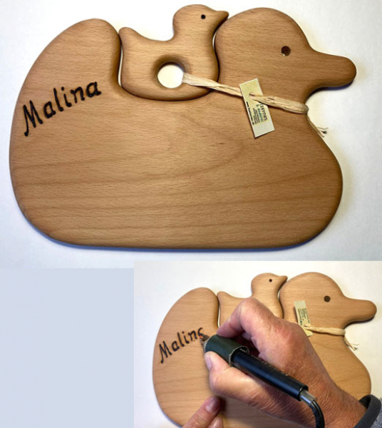 Namen einbrennen
