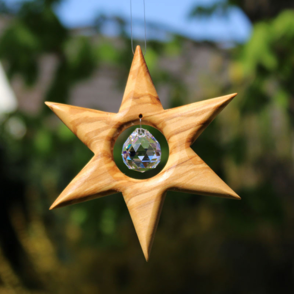 Fensterdeko Stern groß, ca. 155mm -  Sonnenfänger